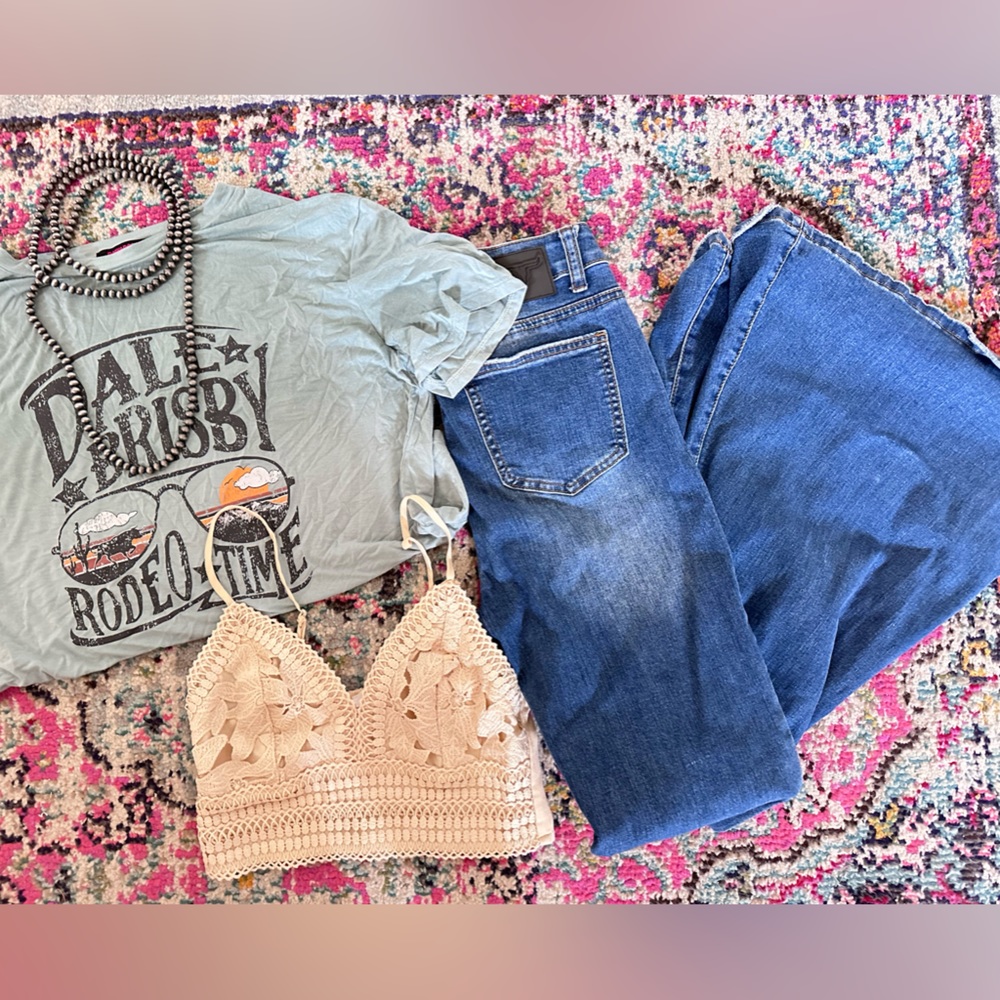 Western Bell Bottoms with Cheetah